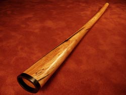 wooden didgeridoo bell