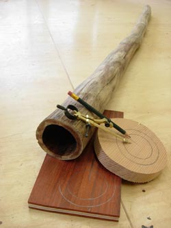 making an agave didgeridoo