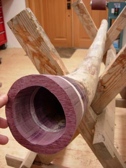 making an agave didgeridoo