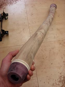 making an agave didgeridoo