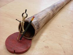 making an agave didgeridoo