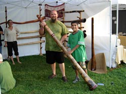 wooden didgeridoo