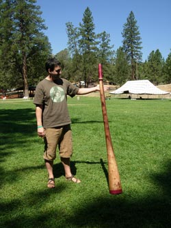 wood didgeridoo