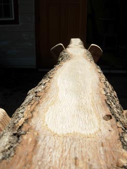making an wooden didgeridoo