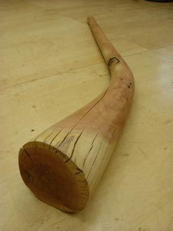 making an wooden didgeridoo